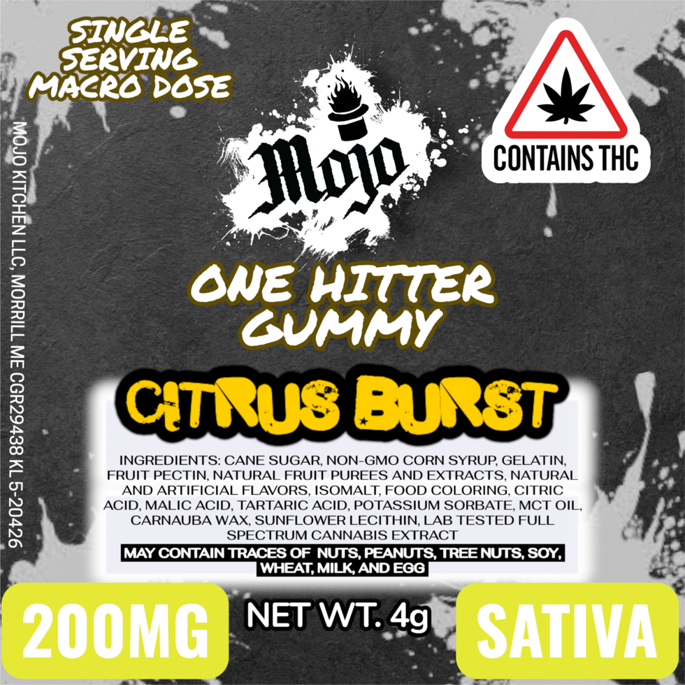 200mg Citrus Burst One Hitter
